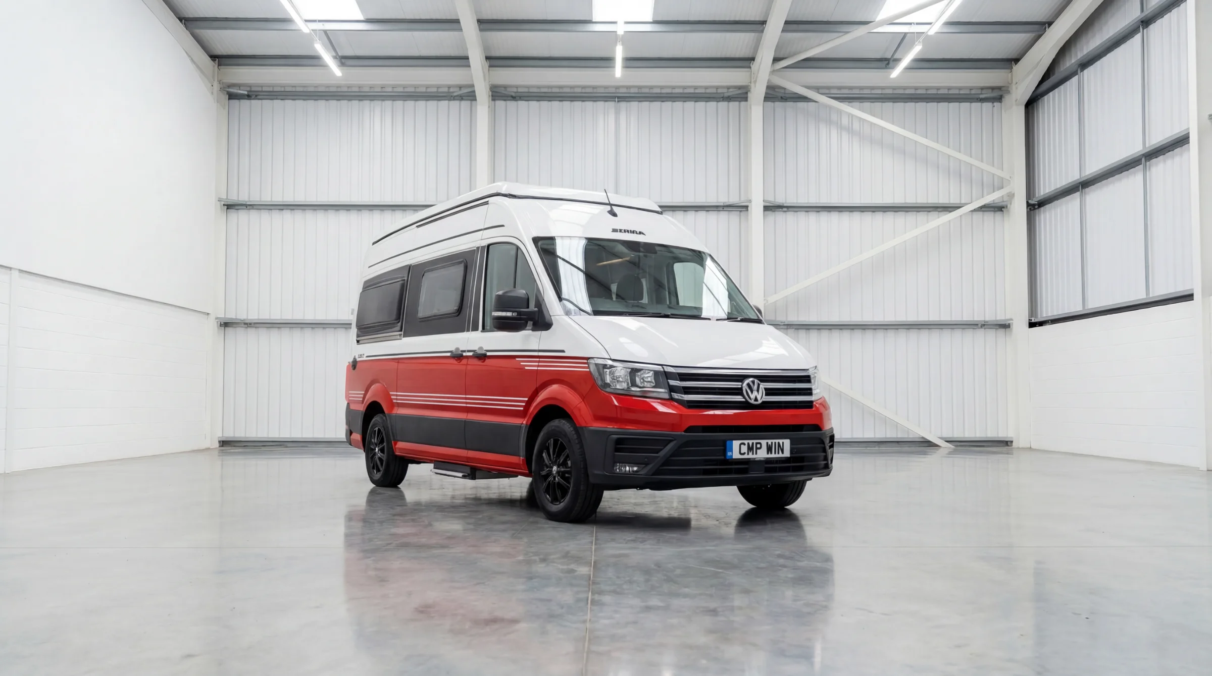 Eriba Car 600 campervan with raised pop-top roof